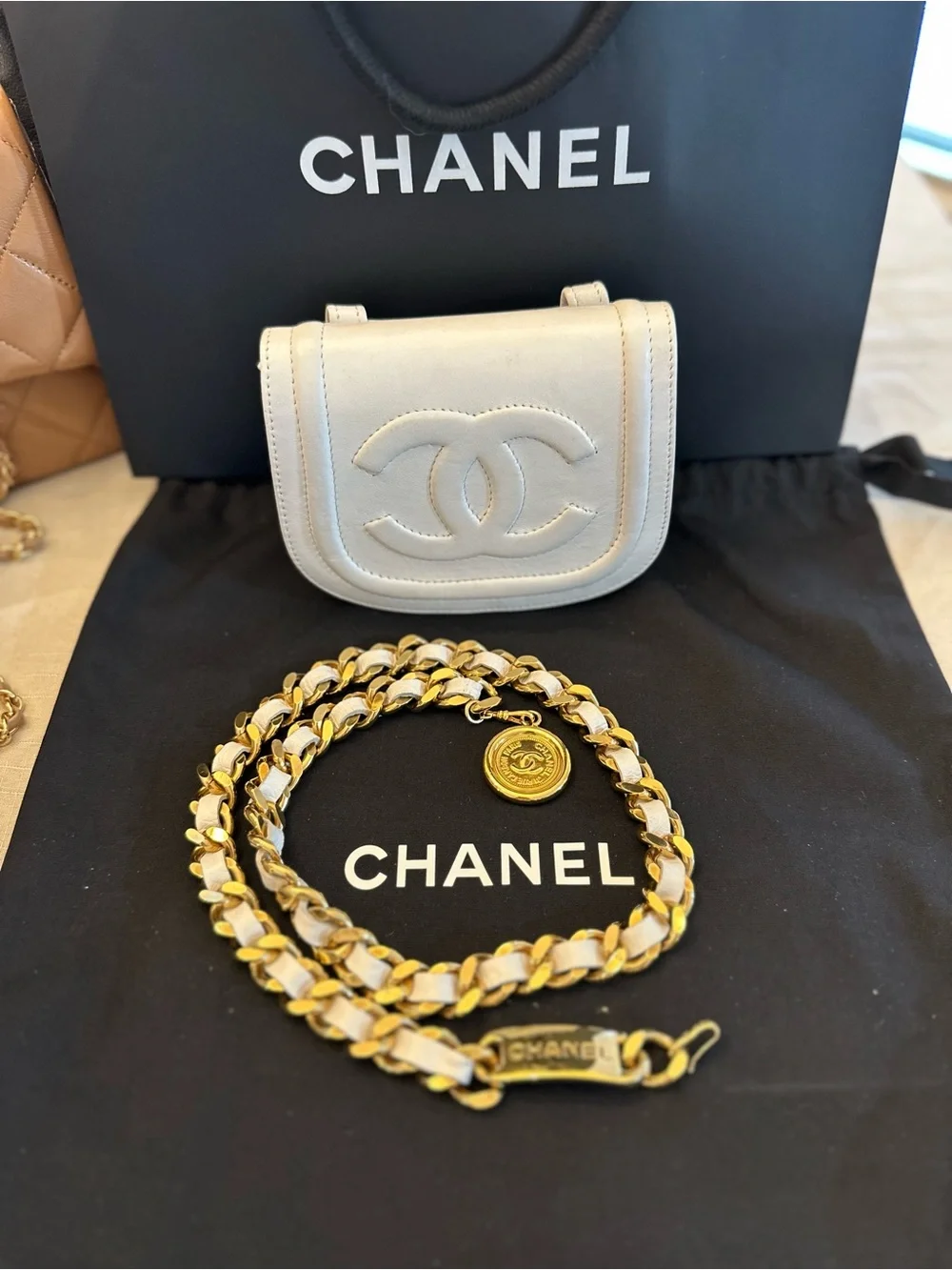 100% authentic Chanel belt, belt only
